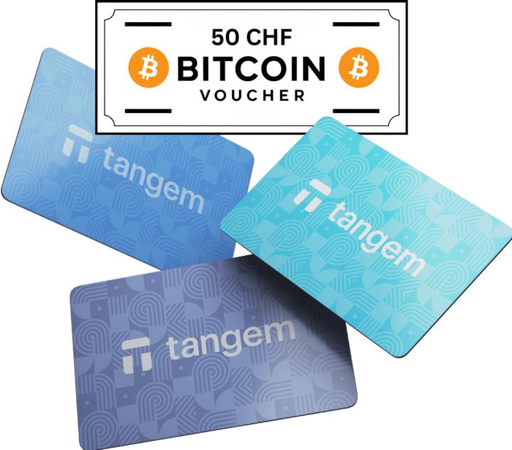 Actual product image Tangem 3 Card Set - Winter + 50 CHF BTC Voucher (Bitcoin)