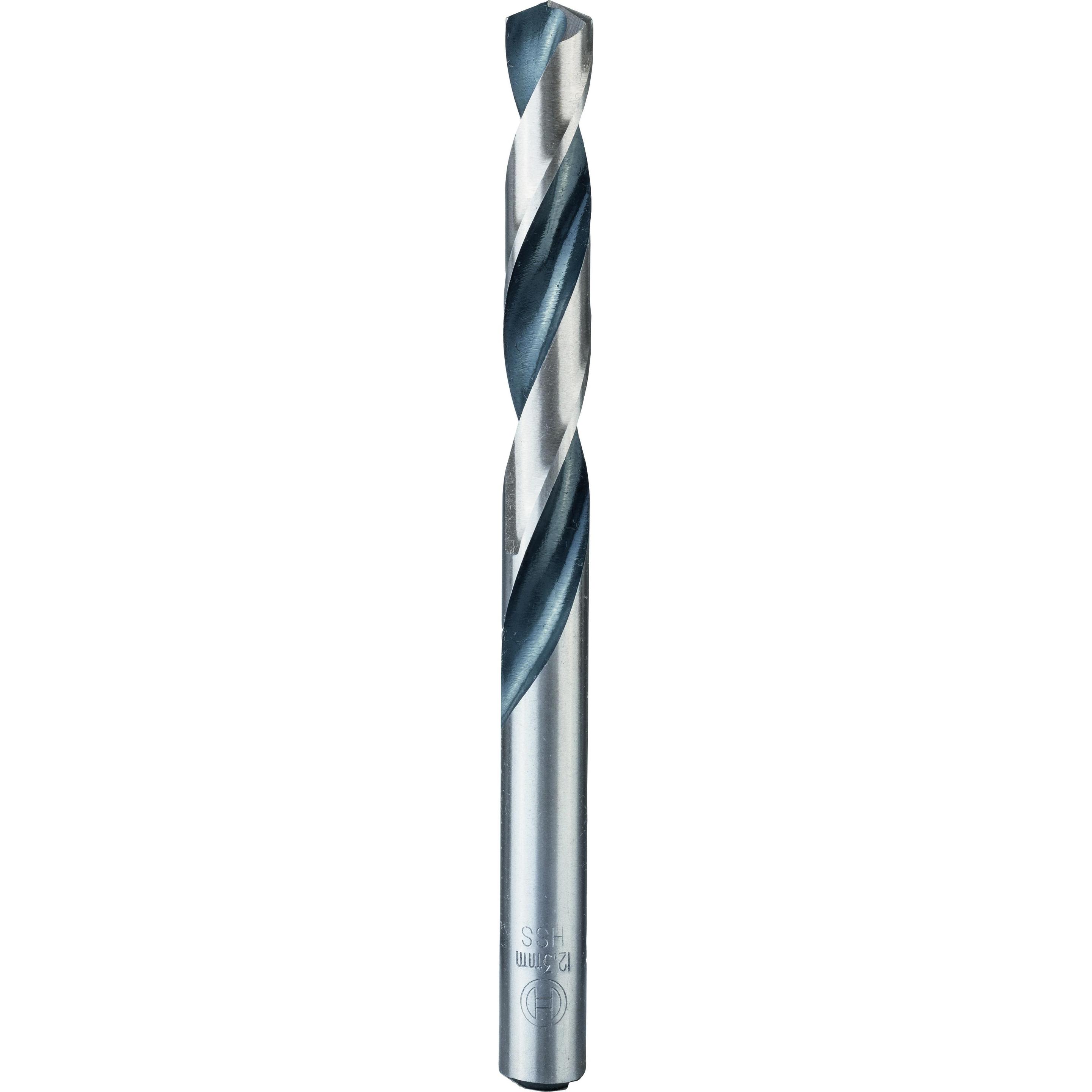 Bosch Professional Zubehör, Bohrereinsatz, Metallspiralbohrer HSS PointTeQ, DIN 338, 12,3 mm, 5er-Pack (12.3 mm)