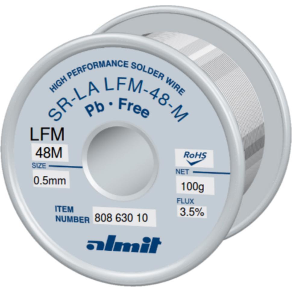 Thumbnail - Almit Lötdraht, SR-LA SUPER LFM-48-M, 0,5 mm, 100 g, Lötgerät Zubehör