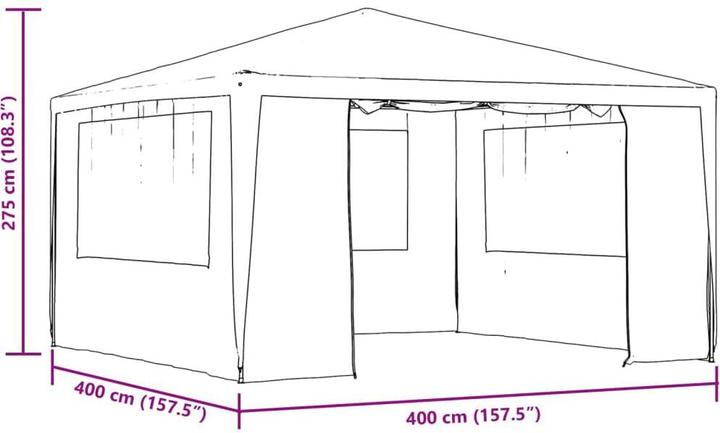 Image du produit VidaXL Loretta (400 cm, 400 cm)