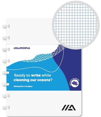 Adoc OCEAN WASTE - Ringbuch (A5, Kariert)