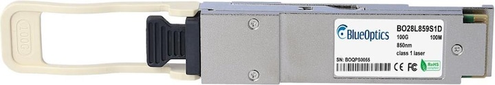 Produktbild BlueOptics NVIDIA MMA1B00-C100-TG kompatibler QSFP28 BO28L859S1D