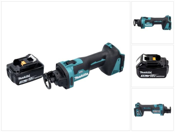 Actual product image Makita DCO 181 F1 Battery rotary cutter 18 V 32000 rpm Brushless + 1x rechargeable battery 3.0 Ah -