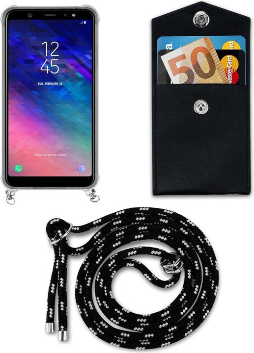 Produktbild Cadorabo TPU Handy Kette SILBER Cover