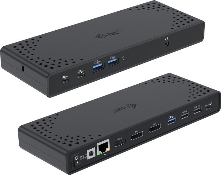 Image du produit i-tec Station D'Accueil Triple écran USB-C (USB-C, 7 Ports)