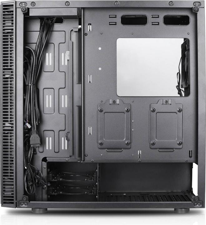 Produktbild Cooltek Geh Vier Midi Tower RGB Schwarz ATX/M-ATX/ITX - Midi/Minitower - ATX (ATX, Mini-ATX, ITX)