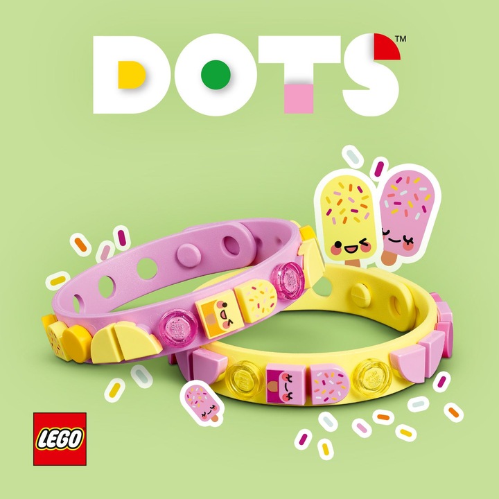 Produktbild LEGO Eiscreme Freundschaftsarmbänder (41910, LEGO Dots)