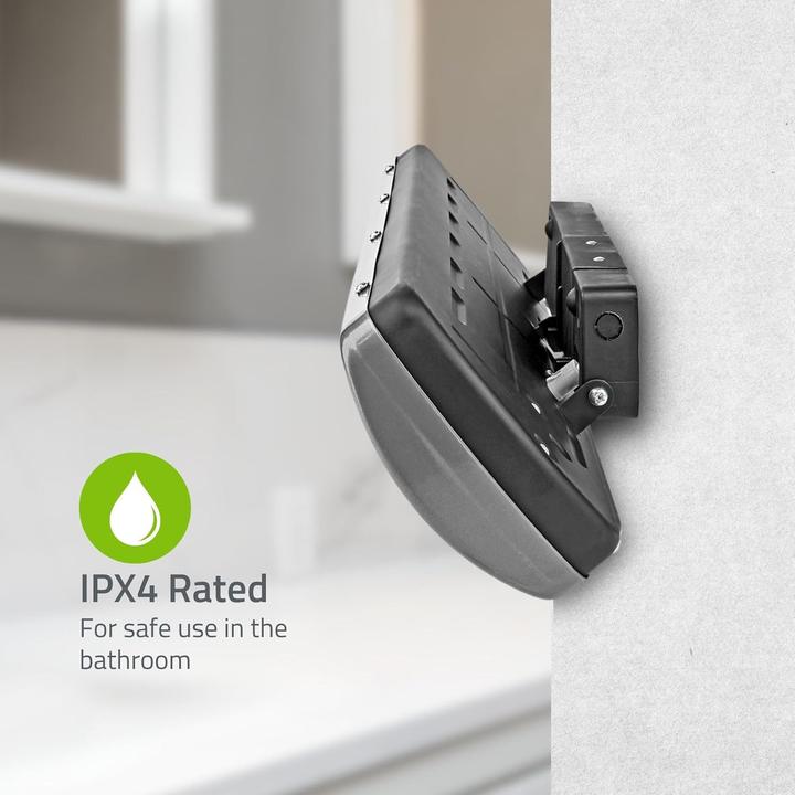 Actual product image Nedis HTBA10GY Bathroom Rapid Heater 1200W 12m² Grey (1200 W)