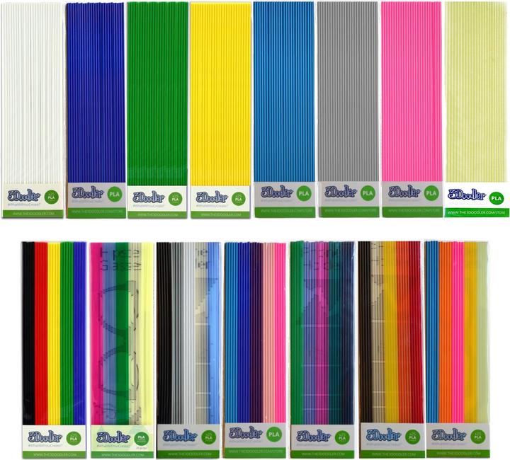 Immagine prodotto 3Doodler 25 filamenti PLA MIX 1 (PLA, 3 mm, 2 g, Multicolore)