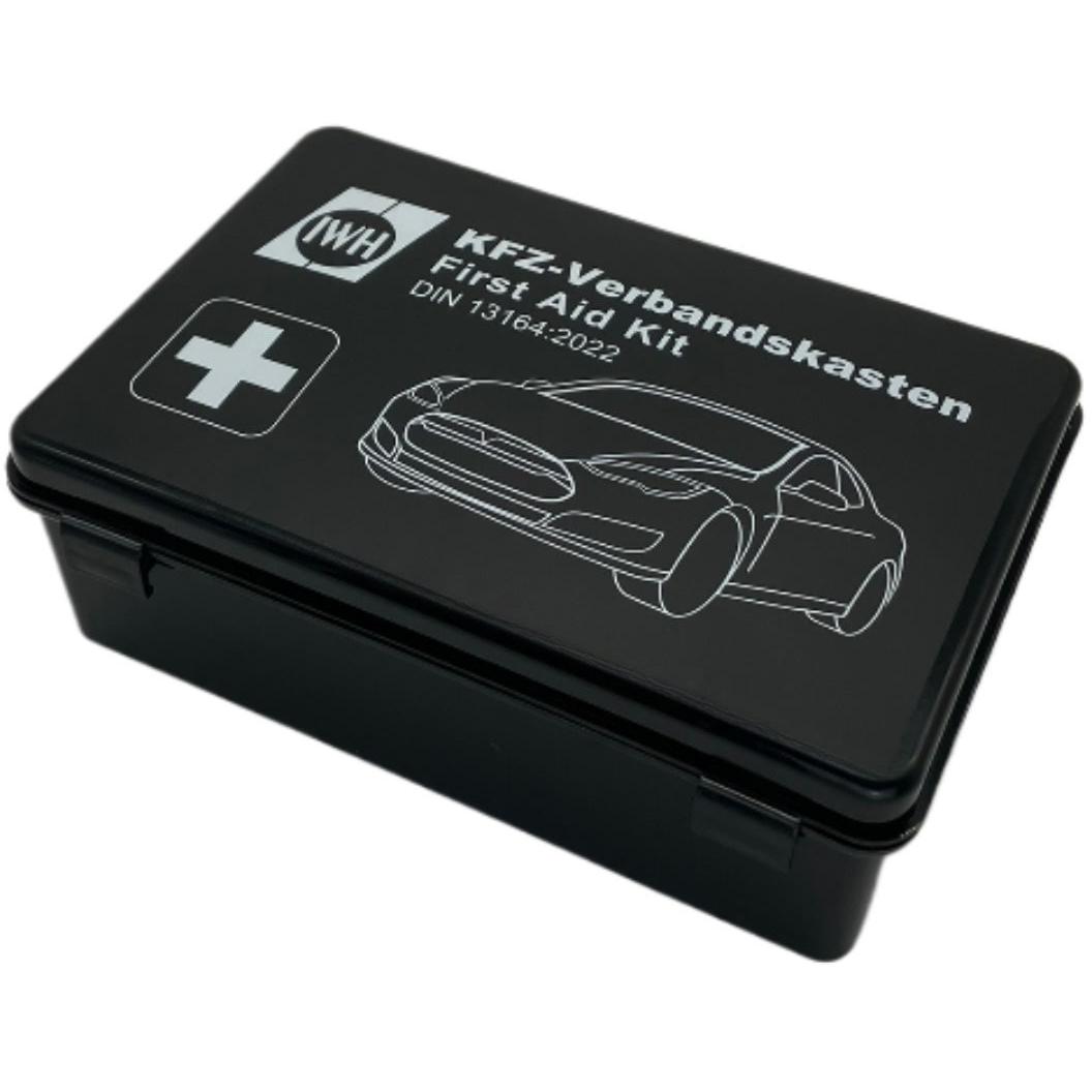 IWH, Panne + Autosoccorso, KFZ-Verbandkasten "Kompakt", DIN 13164:2022