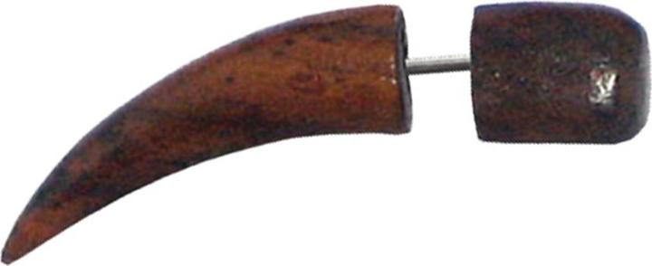 Immagine prodotto Star Piercing Fake Expander gebogen aus Narra Holz (senza ottone, Organico)