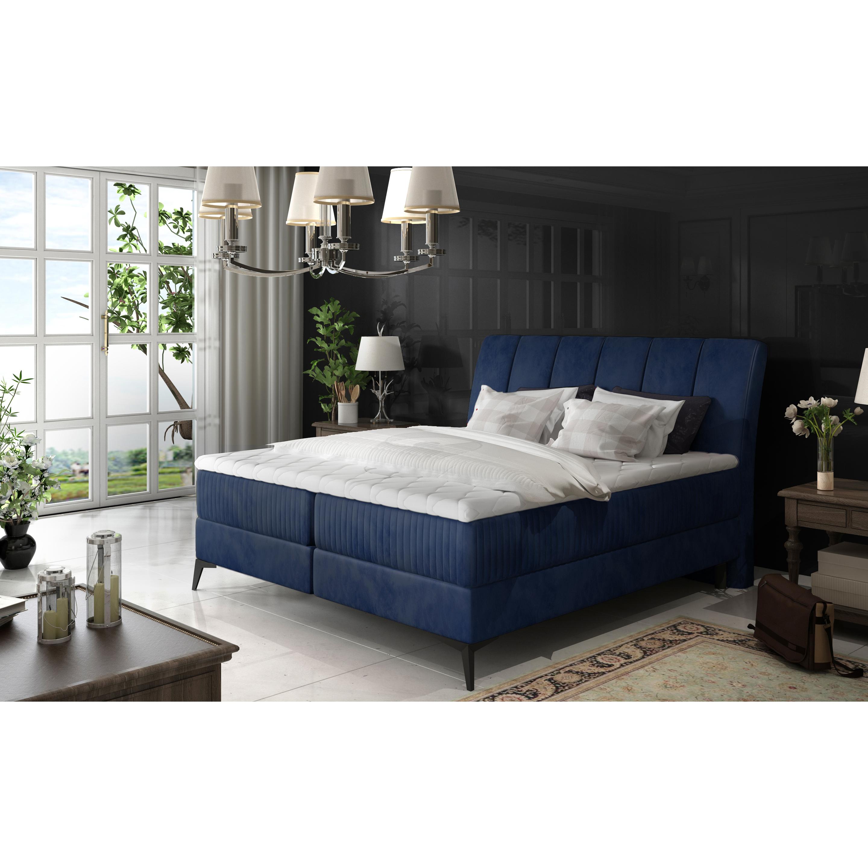 ELTAP, Bett, Aderito mit Stauraum (140 x 140 cm)