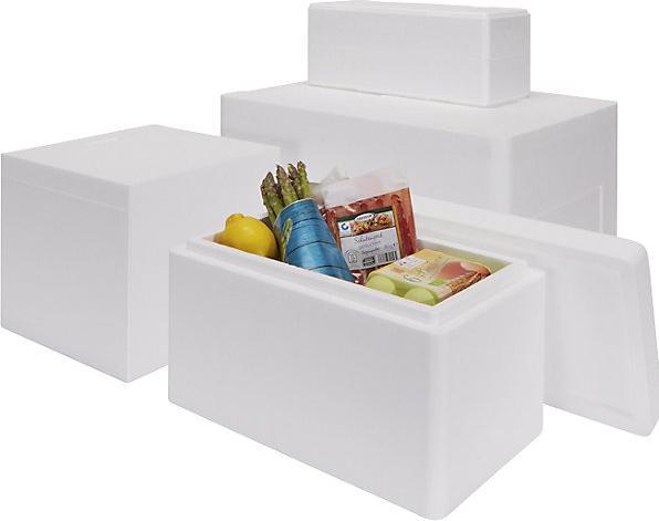 Image du produit kaiserkraft Boîte isotherme Biomass Balance Styropor®, avec couvercle, L x l x h int. 406 x
