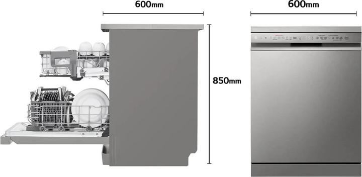 Produktbild LG DF242FPS Freistehender Geschirrspüler 14 abgedeckt