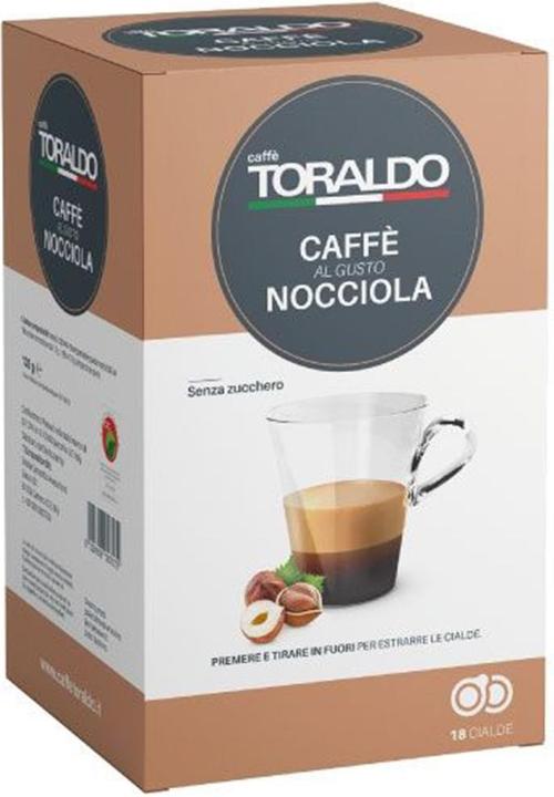 Caffè Toraldo " – ESE Pads Caffè al Gusto Nocciola" (18 x Port.)
