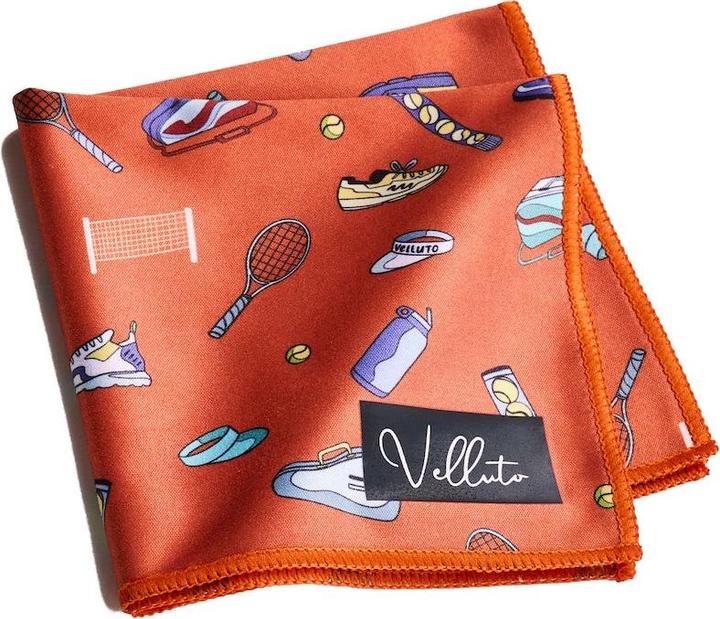 Velluto - Tennis Brillenputztuch, Arancia
