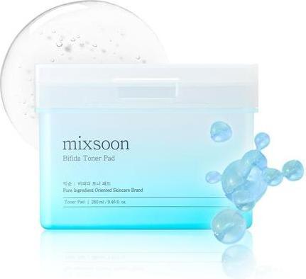 Immagine prodotto Mixsoon Bifida Toner Pad with Moisture Barrier and Bifida Ferment Lysate (Tonico per il viso, 280 ml)