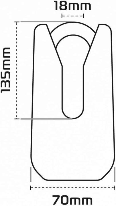 Actual product image Oxford Monster Disc Lock