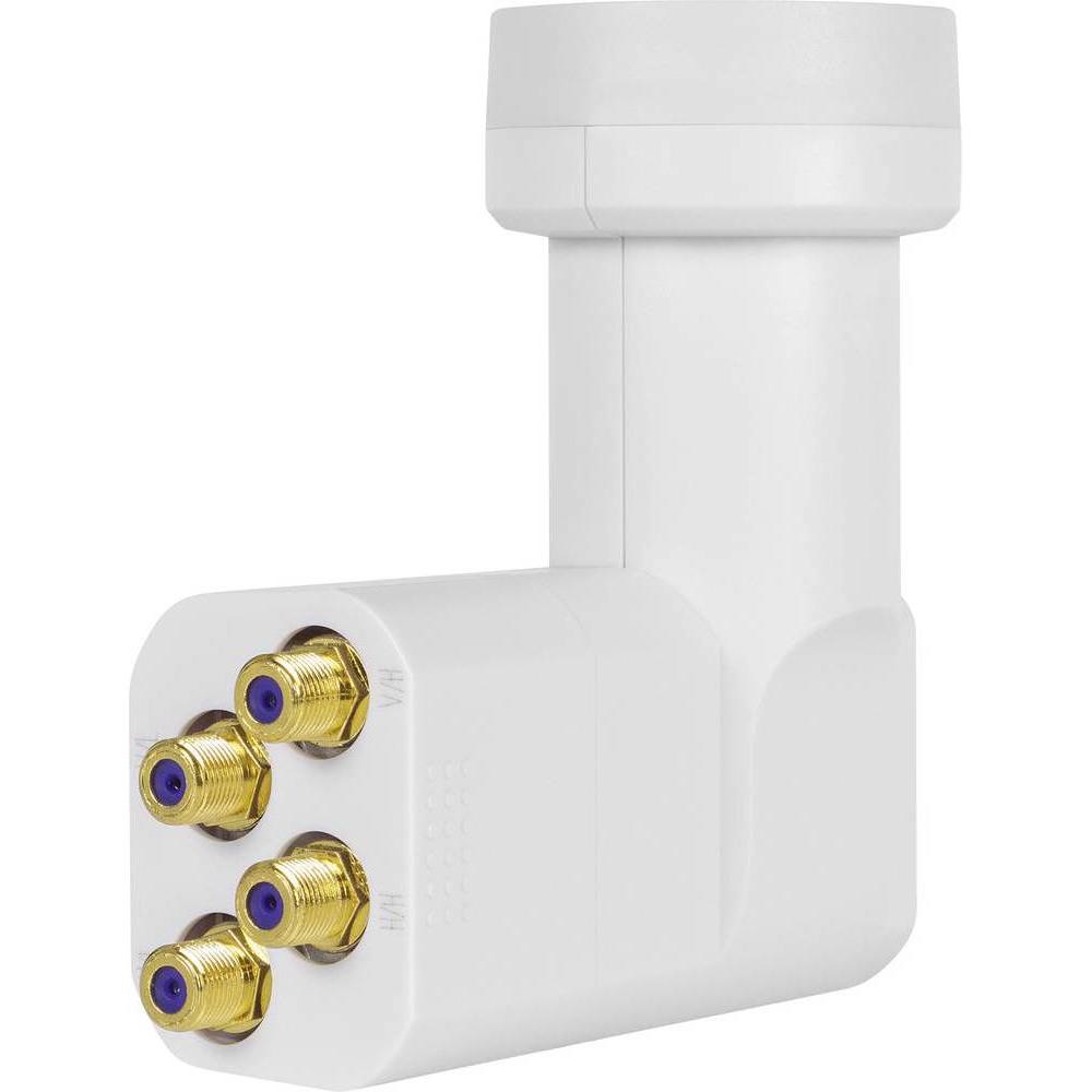 Megasat HD-Profi Quattro (Quattro LNB, 40mm), LNB, Weiss