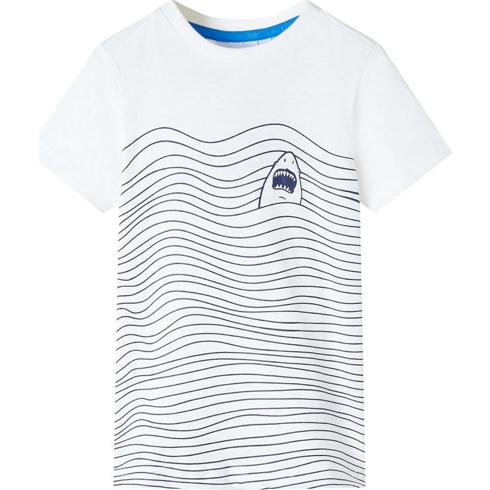 VidaXL, Jungen, Shirt, Iwana, Weiss, (128)