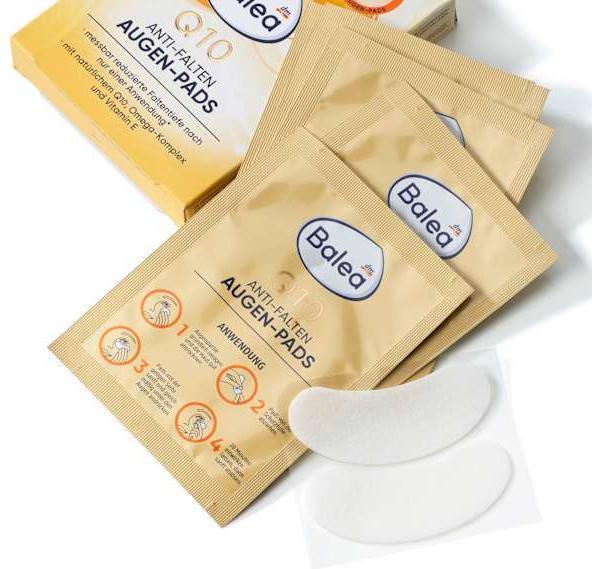 Actual product image dm Balea Anti-wrinkle eye pads Q10