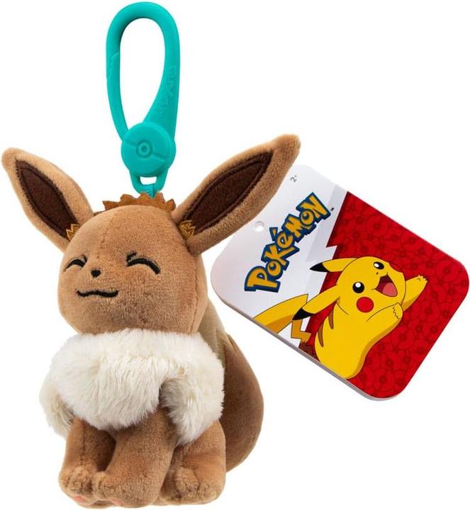 Image du produit Jazwares Pokémon assortiment peluches & porte-clés Clip On 10 cm (6)