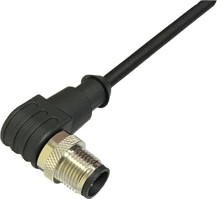 Actual product image BKL Electronic 2702033 Sensor/actuator connection cable M12 plug, angled 2 m
