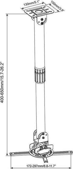 Actual product image myWall My Wall Beamer-Deckenhalterung (Ceiling)