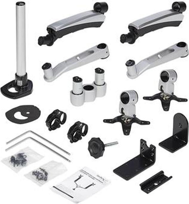 Productafbeelding StarTech Dubbele Monitorbevestiging - Stapelbaar (Tabel, 30", 9 kg)