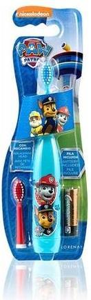 Actual product image Lorenay LN-1115 Electric Toothbrush with Two Attachments and Battery Paw Patrol
