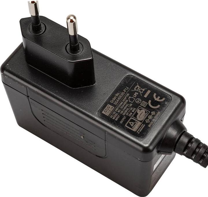 Produktbild MeanWell Power Adapter Euro Plug In 5V 25W