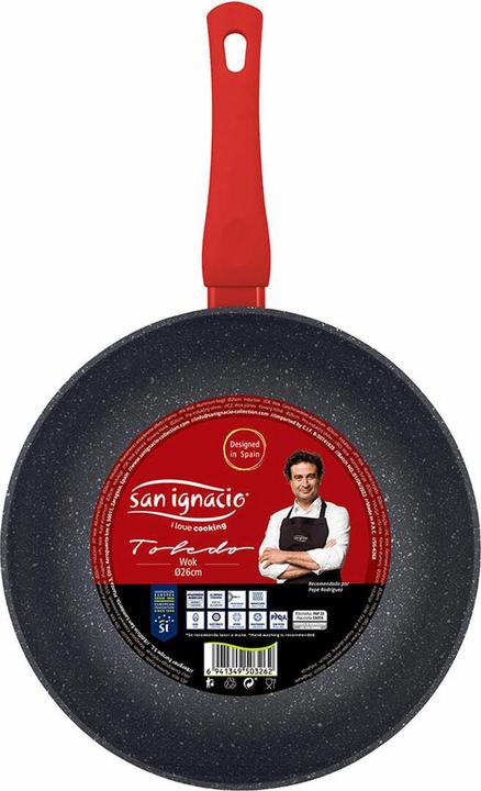 Actual product image San Ignacio Wok Pfanne Toledo SG-6268 Ø 26 cm (Wok, Aluminium)