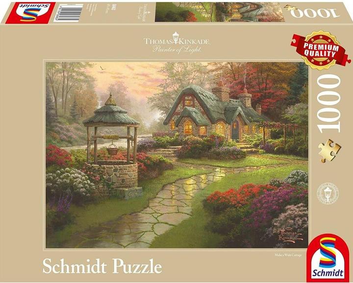 Produktbild Schmidt Spiele Thomas Kinkade: Haus mit Brunnen (1000 Teile)