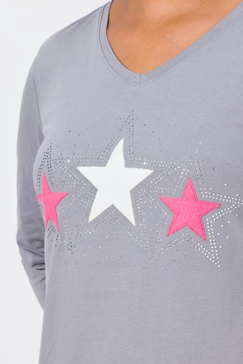 Produktbild Angel of Style T-Shirt, Frottee-Sterne, Langarm (52)