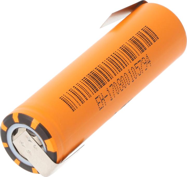 Produktbild A123 Systems A123 APR18650M-A1 1100mAh 3,3V LiFePo4 Akku mit Lötfahne Z-Form 64,95x18,2mm (18650, 1100 mAh)