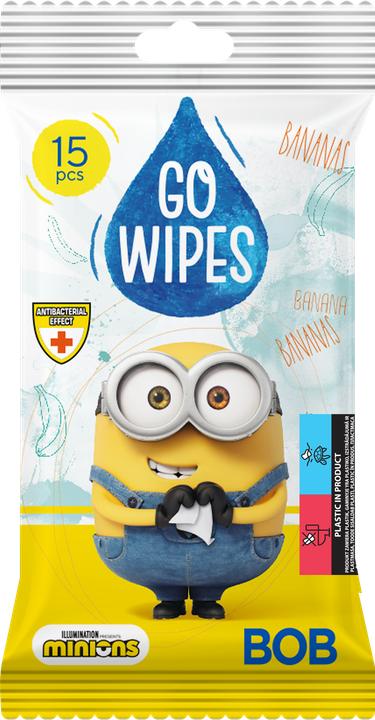 Produktbild Gowipes Wet Wipes Antibact Minions 15pcs (15 Stück)