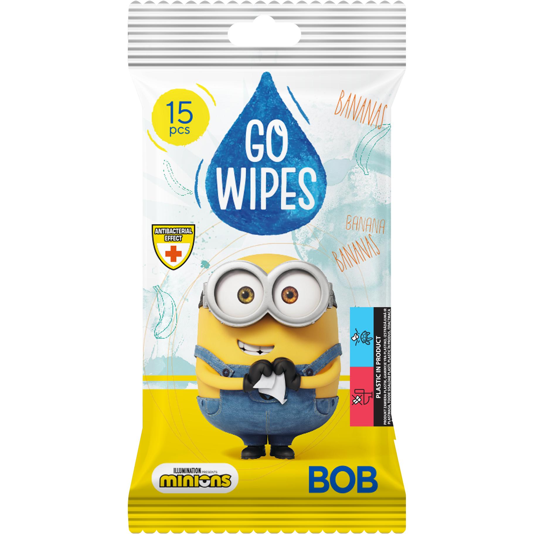 Thumbnail - Gowipes Wet Wipes Antibact Minions 15pcs (36 Stück)