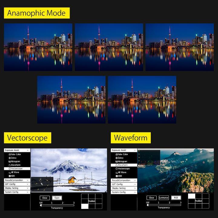 Produktbild Desview R7S Touch Screen Monitor 7 Zoll (Neuheit) (7", Full HD)