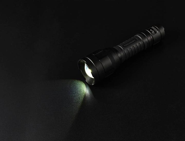 Actual product image Toolcraft TO-10153320 Taschenlampe Einstellbare Punktgrösse, verstellbar, mit US (14.95 cm, 1100 lm)