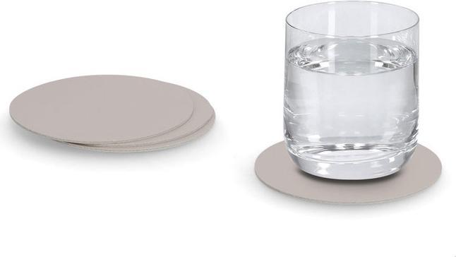 Actual product image Zeller Present Glass coaster set (4 x, Glass coaster)