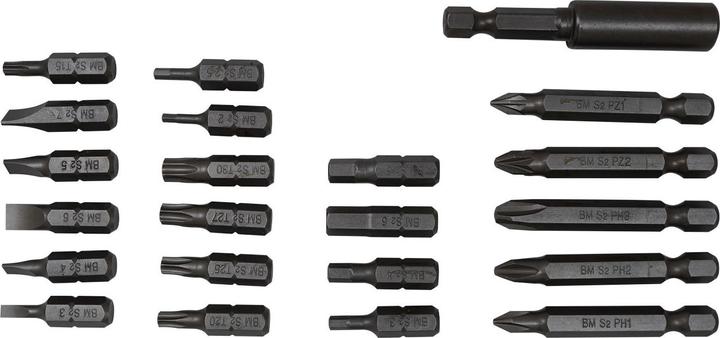Actual product image Mannesmann Bit set, 22 pcs. (25mm, 50 mm)