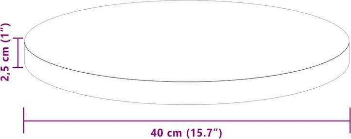 Produktbild vidaXL Moderne Möbel (40 x 40 x 2,5 cm)