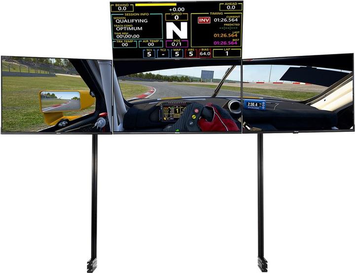Actual product image Next Level Racing ELITE Quad Monitor Stand - black