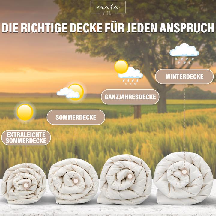 Produktbild Mara Vital Schurwolldecke (1 g, 200 x 210 cm)