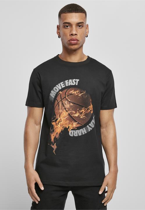 Produktbild Mister Tee Burning BBall Tee (L)