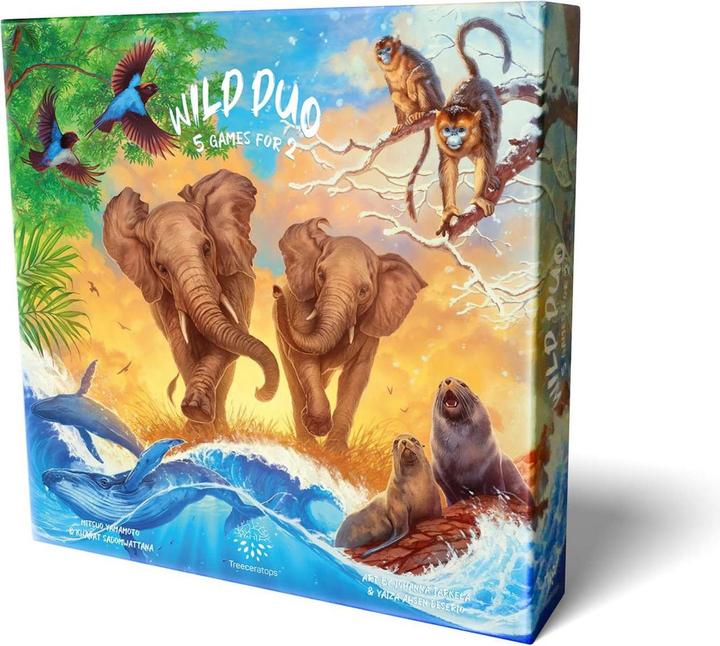 Immagine prodotto Treeceratops Wild Duo: 5 giochi per 2 (Inglese, Tedesco, 2 Giocatori)