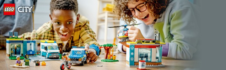 Produktbild LEGO Hauptquartier der Rettungsfahrzeuge (60371, LEGO City)