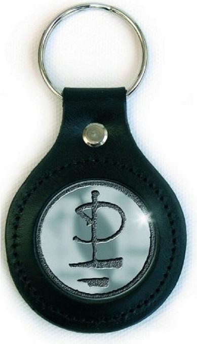 Actual product image Pink Floyd Icon Leather Keyring