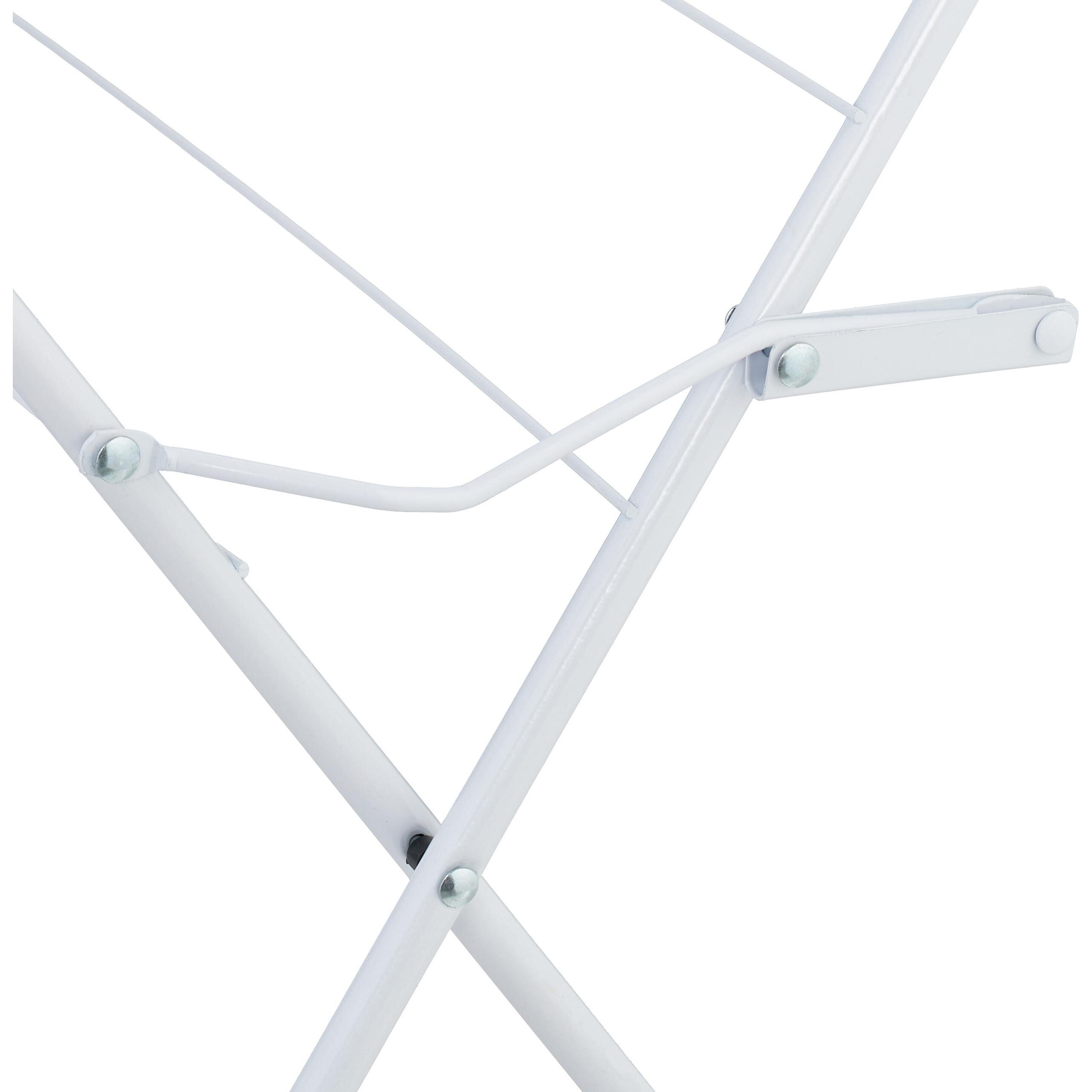 Relaxdays Wäscheständer, Wäscheständer, Weiss