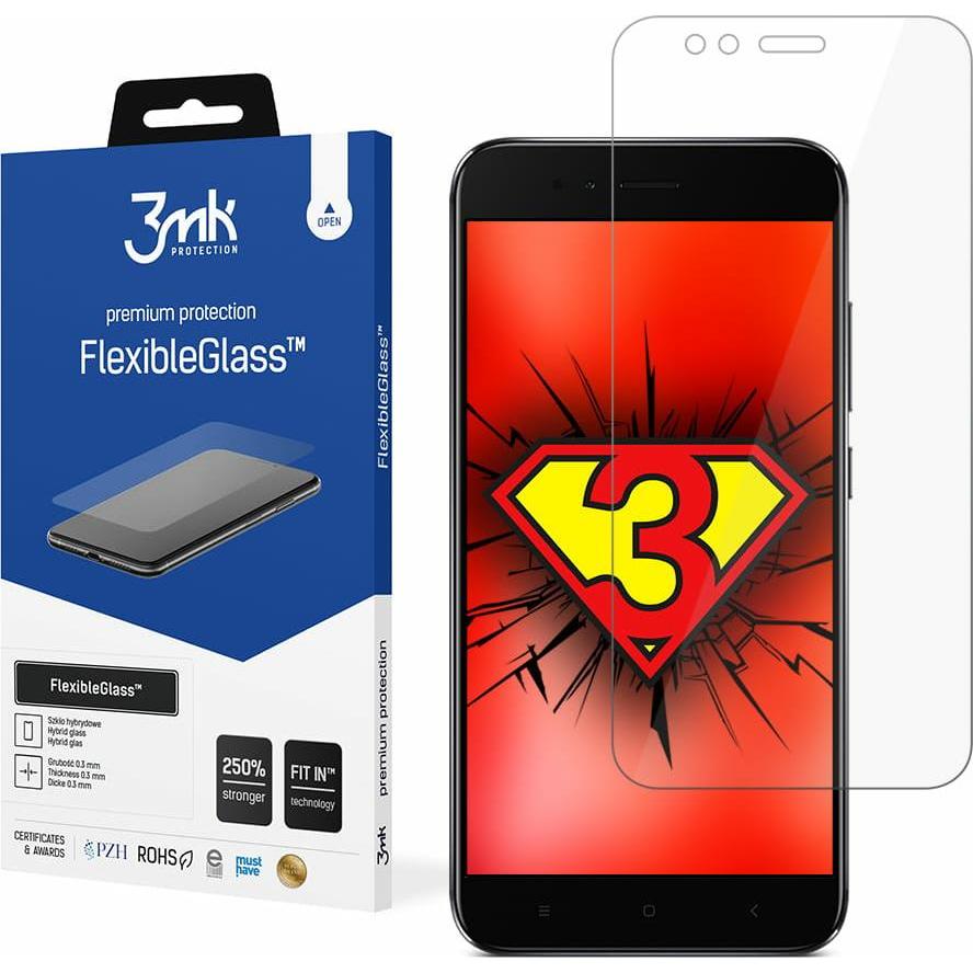 Thumbnail - 3MK FlexibleGlass Special Edition do Xiaomi Mi A1 Global (1 Stück, Xiaomi Mi A1), Smartphone Schutzfolie, Transparent